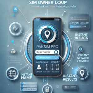 Pak sim owner details lookup